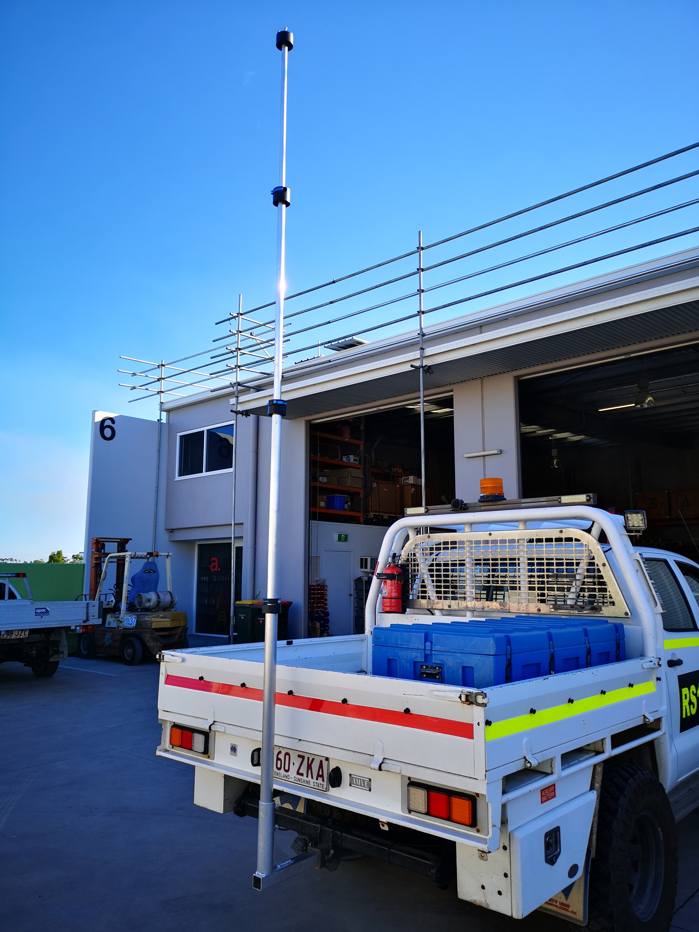 APAC THR76 Towball Mount Telescopic Mast 4m Fabrication Services apac-thr76-towball-mount-telescopic-mast-4m-fabrication-services